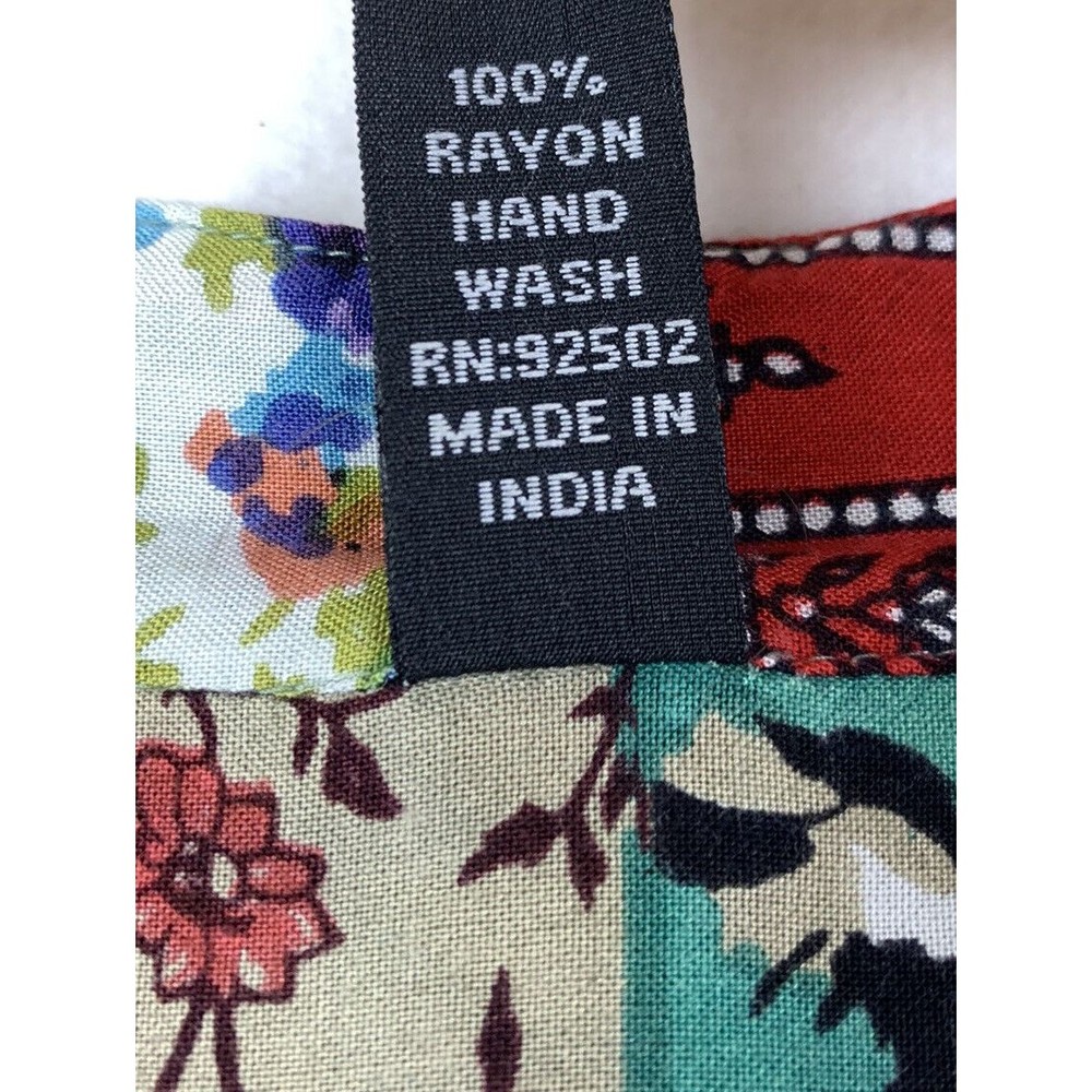 Sacred Threads Button Tunic Blouse Hippie Boho St… - image 4